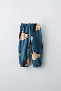 Niños ZARA 1½ - 6 Años·Pantalones|1½ - 6 Años·Pantalones / Leggings<PANTALÓN JOGGER PERROS