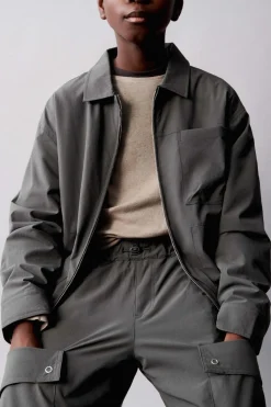 Niños ZARA 6 - 14 Años·Pantalones<PANTALÓN JOGGER TÉNICO BOLSILLOS