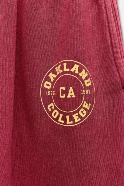 Best PANTALÓN JOGGER VARSITY EFECTO LAVADO Mujer Pantalones|Sudaderas / Joggers