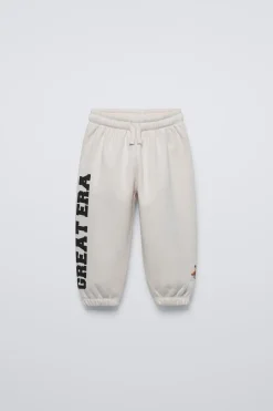 Niños ZARA 1½ - 6 Años·Pantalones / Leggings|1½ - 6 Años·Total Look<PANTALÓN JOGGING TEXTO