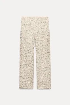 Online PANTALÓN LARGO CROCHET Mujer Pantalones