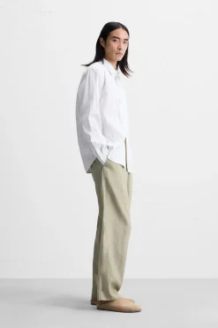 Clearance PANTALÓN LAVADO LYOCELL - LINO Hombre Pantalones