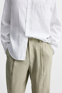 Clearance PANTALÓN LAVADO LYOCELL - LINO Hombre Pantalones