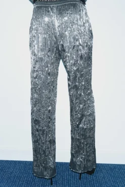 Sale PANTALÓN LENTEJUELAS ZW COLLECTION Mujer Pantalones