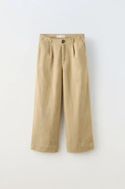 Niños ZARA 6 - 14 Años·Pantalones|6 - 14 Años·Total Look<PANTALÓN LINO