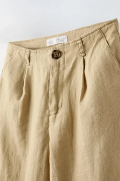 Niños ZARA 6 - 14 Años·Pantalones|6 - 14 Años·Total Look<PANTALÓN LINO