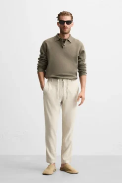 Clearance PANTALÓN LINO - ALGODÓN Hombre Pantalones