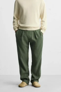 Outlet PANTALÓN LINO - ALGODÓN Hombre Pantalones