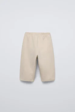 Niños ZARA 6 - 18 Meses·Pantalones / Leggings<PANTALÓN LISO BOLSILLOS