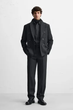 New PANTALÓN MEZCLA LANA TRABILLAS Hombre Pantalones