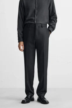 New PANTALÓN MEZCLA LANA TRABILLAS Hombre Pantalones