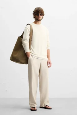 Outlet PANTALÓN MEZCLA LYOCELL Hombre Pantalones