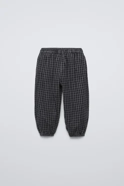 Niños ZARA 1½ - 6 Años·Pantalones / Leggings|6 - 18 Meses·Pantalones / Leggings<PANTALÓN MICROPANA FORRADO CUADROS