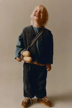 Niños ZARA 1½ - 6 Años·Pantalones / Leggings|6 - 18 Meses·Pantalones / Leggings<PANTALÓN MICROPANA FORRADO CUADROS