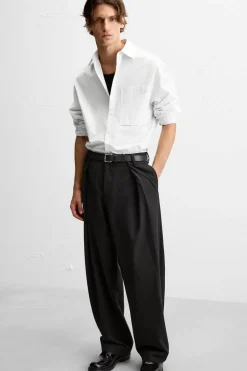 Sale PANTALÓN OVERSIZE FIT PLIEGUES Hombre Pantalones