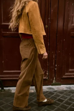 Discount PANTALÓN PANA CORDONES Mujer Pantalones