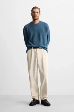 Outlet PANTALÓN PANA PLIEGUES Hombre Pantalones