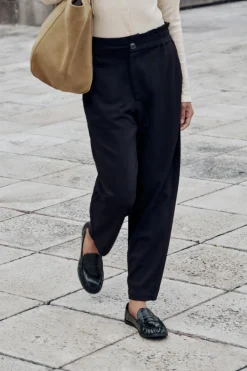 New PANTALÓN PAPERBAG CINTURA ELÁSTICA Mujer Pantalones