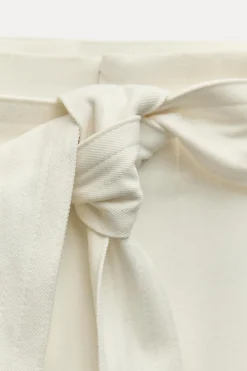 Outlet PANTALÓN PAPERBAG CINTURÓN Mujer Pantalones