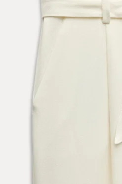 Outlet PANTALÓN PAPERBAG CINTURÓN Mujer Pantalones