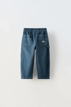 Niños ZARA 1½ - 6 Años·Pantalones|1½ - 6 Años·Pantalones / Leggings<PANTALÓN PESPUNTES