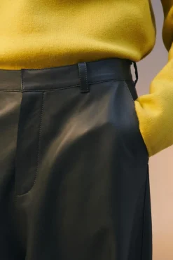 Outlet PANTALÓN PIEL BALLOON FIT LIMITED EDITION Hombre Pantalones