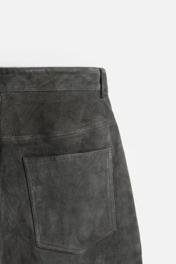 Discount PANTALÓN PIEL EFECTO VINTAGE Hombre Pantalones