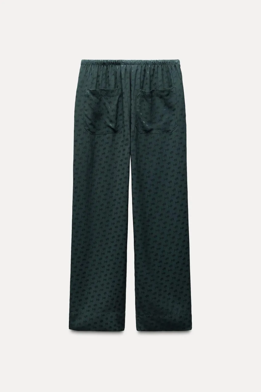 Sale PANTALÓN PIJAMERO JACQUARD ZW COLLECTION Mujer Pantalones