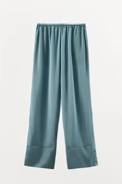 Clearance PANTALÓN PIJAMERO SATINADO Mujer Pantalones