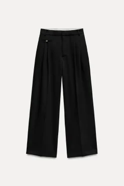 New PANTALÓN PINZAS BOLSILLOS Mujer Pantalones