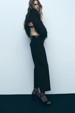 Discount PANTALÓN PINZAS CINTURÓN Mujer Pantalones