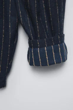 Niños ZARA 6 - 18 Meses·Pantalones / Leggings<PANTALÓN PINZAS RAYA