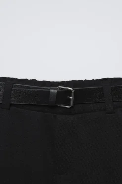 Niños ZARA 6 - 14 Años·Pantalones<PANTALÓN PIQUÉ CINTURÓN