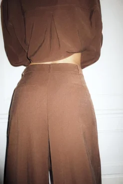 Online PANTALÓN PLIEGUES Mujer Pantalones