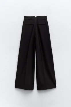 Discount PANTALÓN PLIEGUES Mujer Pantalones