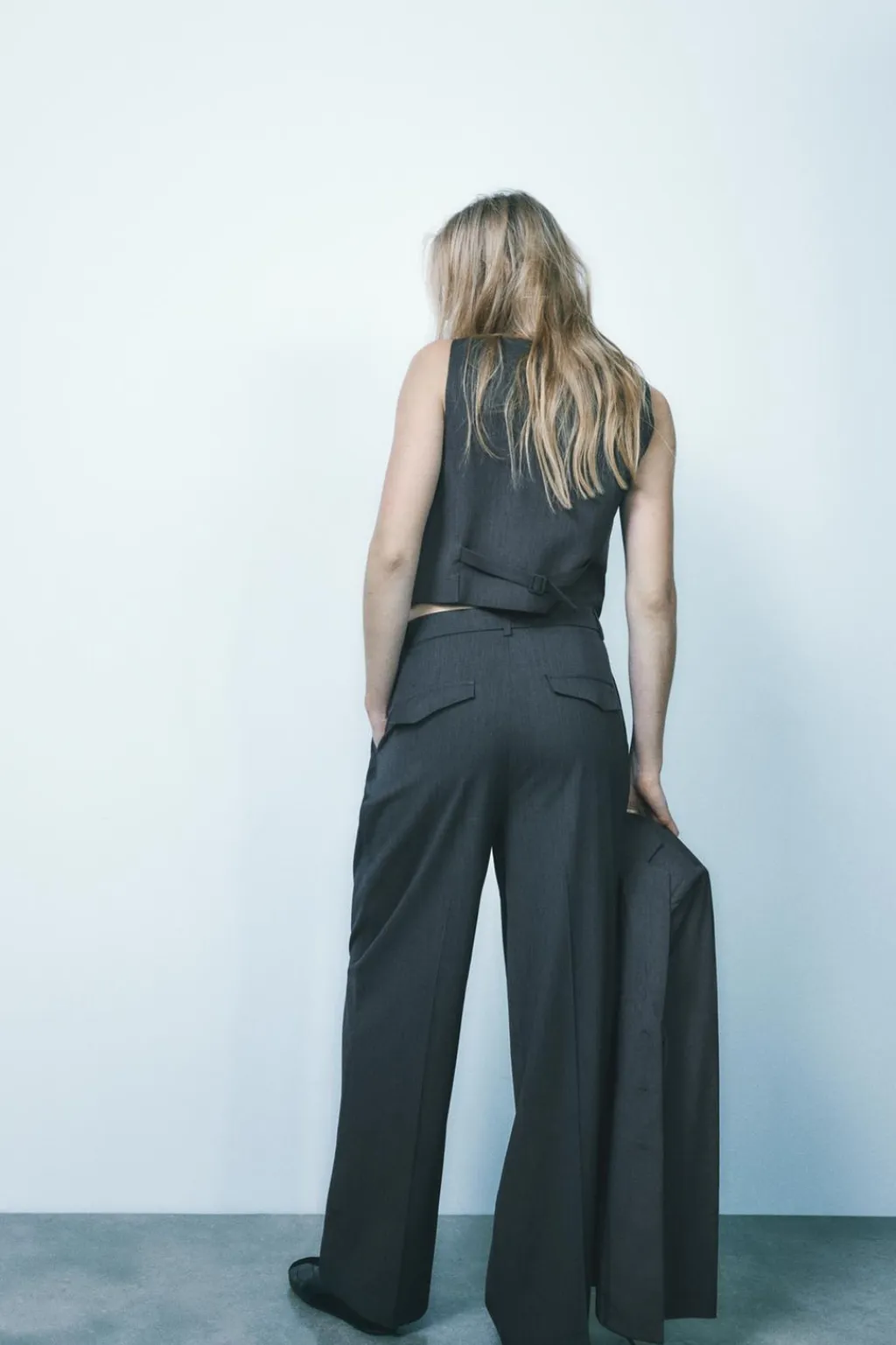 Discount PANTALÓN PLIEGUES Mujer Pantalones