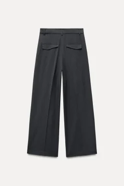 Discount PANTALÓN PLIEGUES Mujer Pantalones