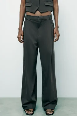 Clearance PANTALÓN PLIEGUES Mujer Pantalones