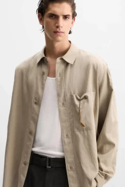 Online PANTALÓN PLIEGUES CINTURÓN Hombre Pantalones