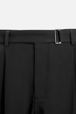 Online PANTALÓN PLIEGUES CINTURÓN Hombre Pantalones