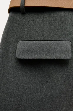 Clearance PANTALÓN PLIEGUES CINTURÓN Mujer Pantalones