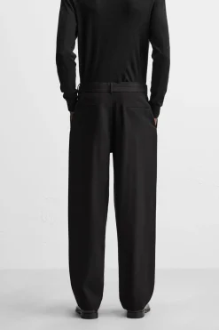 Sale PANTALÓN PLIEGUES CINTURÓN Hombre Pantalones