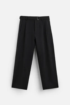 Sale PANTALÓN PLIEGUES CINTURÓN Hombre Pantalones