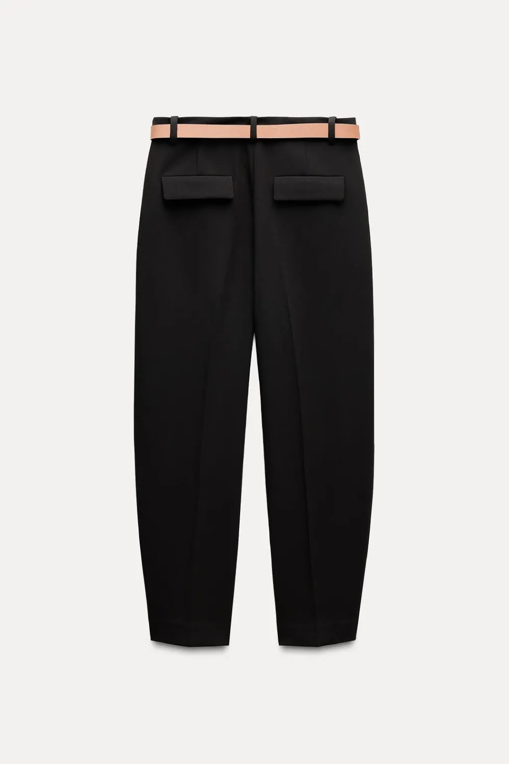 Online PANTALÓN PLIEGUES CINTURÓN Mujer Pantalones