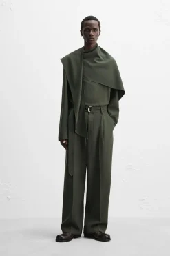 Hot PANTALÓN PLIEGUES CINTURÓN X NANUSHKA Hombre Pantalones