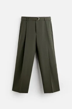 Hot PANTALÓN PLIEGUES CINTURÓN X NANUSHKA Hombre Pantalones