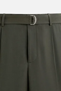 Hot PANTALÓN PLIEGUES CINTURÓN X NANUSHKA Hombre Pantalones