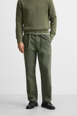 Best PANTALÓN PLIEGUES CORDÓN Hombre Pantalones