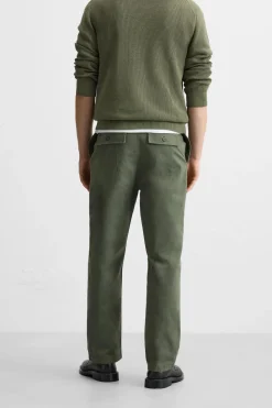 Best PANTALÓN PLIEGUES CORDÓN Hombre Pantalones