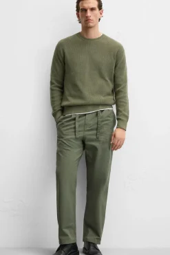 Best PANTALÓN PLIEGUES CORDÓN Hombre Pantalones